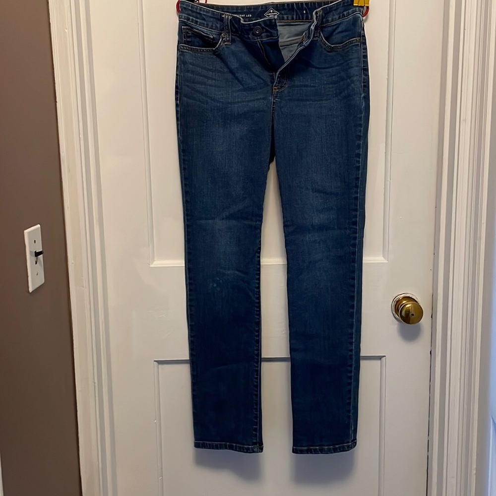 Straight leg jeans